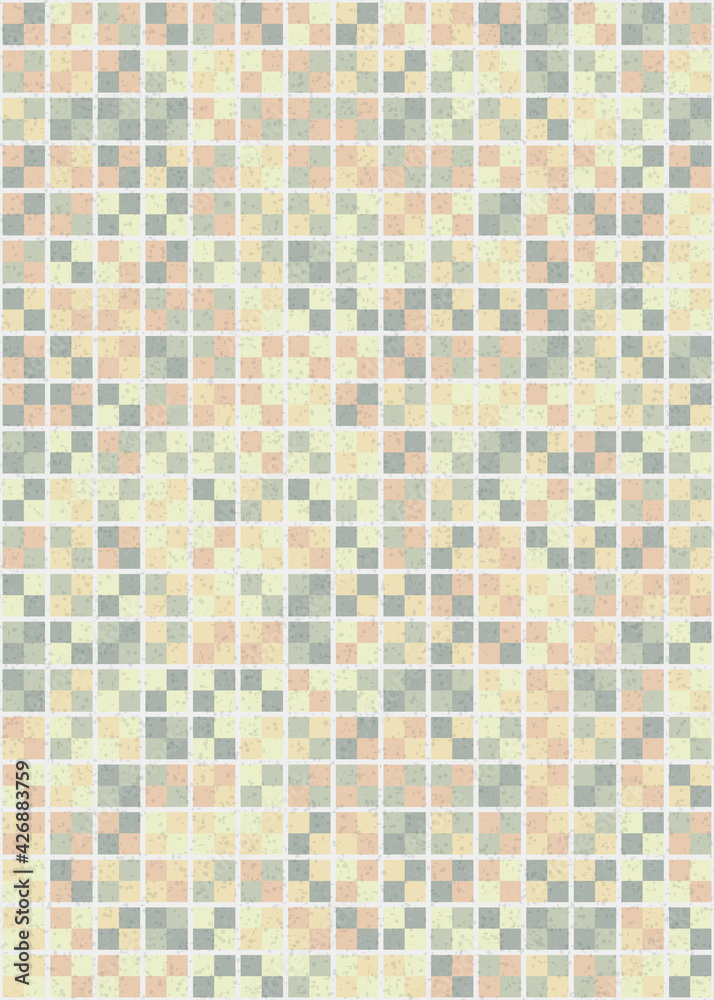 Fototapeta premium Abstract Geometric Pattern generative computational art illustration