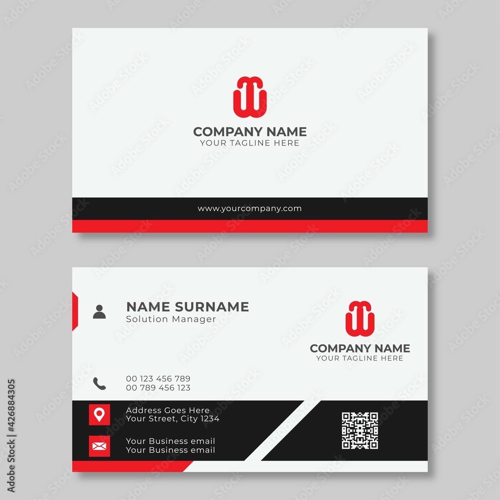 Simple and Elegant Business Card Template Simple and Elegant Business Card Template