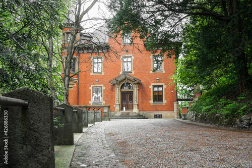 Obraz na płótnie Park-Villa Rieter in Rieterpark, Zurich, Switzerland w salonie