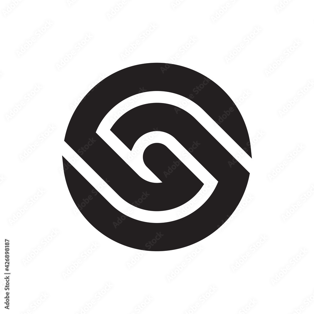 Letter GS SG logo template Letter GS SG logo template