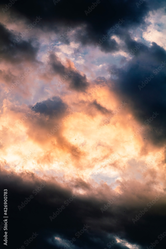 sunset in the sky sunset in the sky