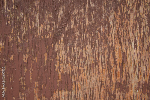 Shabby wood background. Old brown wood planks. Concept image.