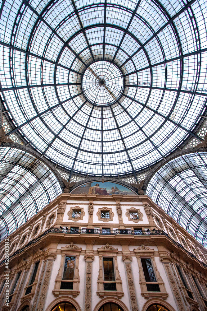 The Galleria Vittorio Emanuele II is one of the world's oldest shopping malls. It was designed in 1861 and built by Giuseppe Mengoni between 1865 and 1877. Milan