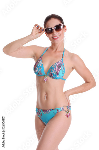 Young beautiful happy woman in bikini © zhagunov_a