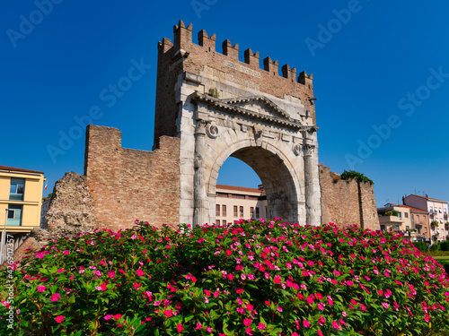 Arch of Augustus, Rimini, Emilia Romagna, Italy
