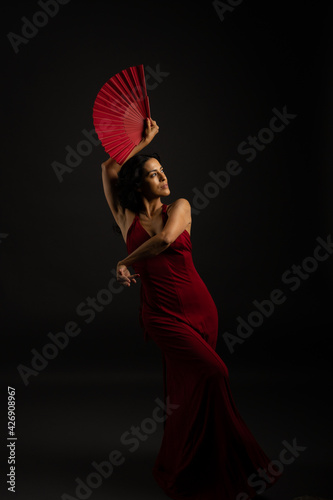 flamenco dancer dramatic dance photos © Tina 