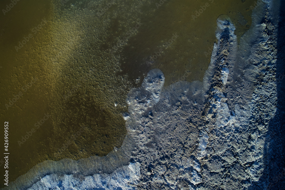 salt yard, patterns in nature. 