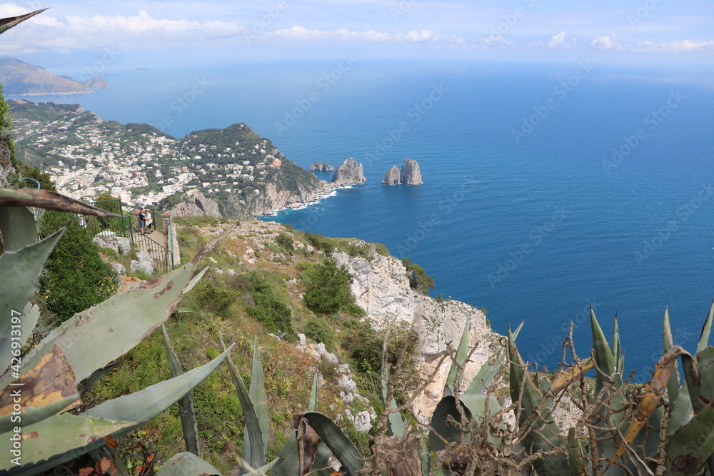 Coastline of Capri, Italy