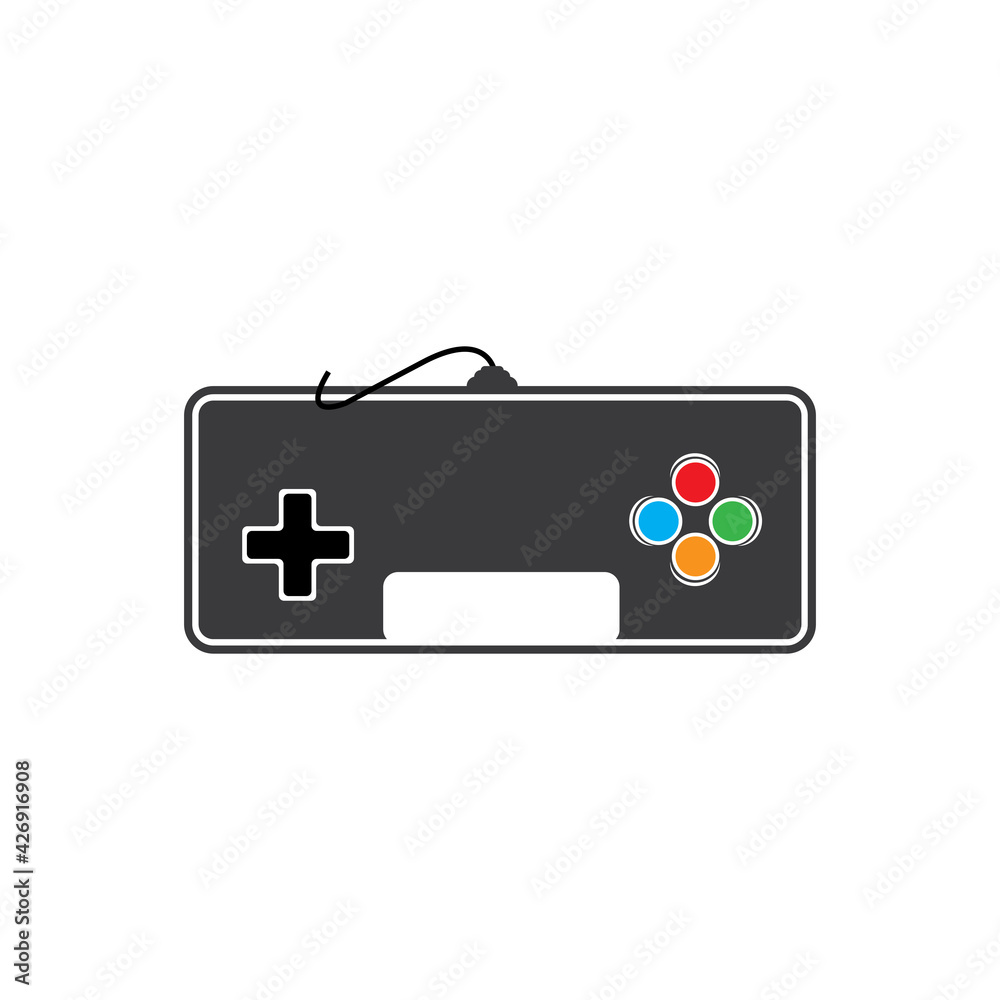 simple and cool free game stick icon vector logo simple and cool free game stick icon vector logo