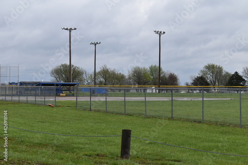 Canvas Print Baseball Field