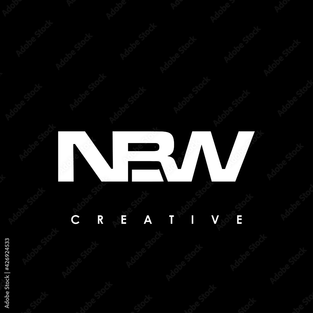NBW Letter Initial Logo Design Template Vector Illustration NBW Letter Initial Logo Design Template Vector Illustration