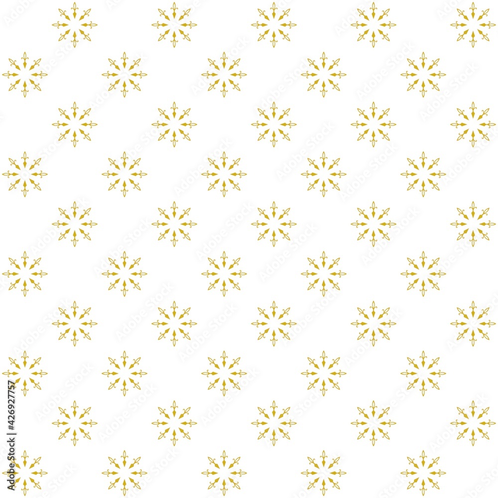 Abstract of polar blade pattern. Design grid of seamless gold on white background. Design print for illustration, texture, wallpaper, background. Abstract of polar blade pattern. Design grid of seamless gold on white background. Design print for illustration, texture, wallpaper, background.