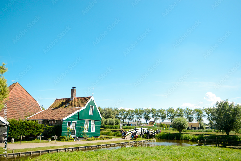 Obraz premium Green house at a farm