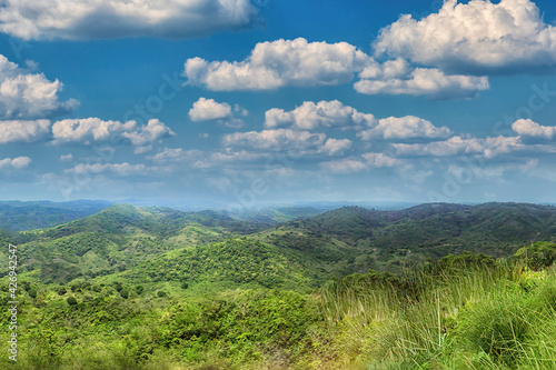 clouds over the mountains