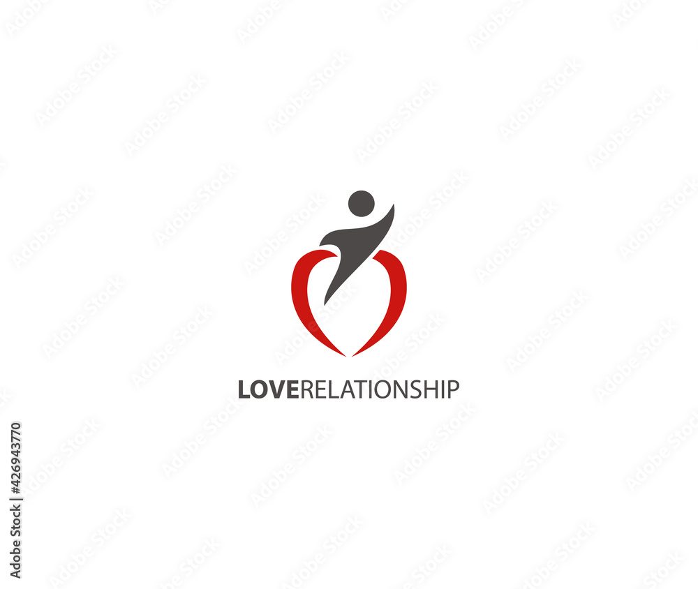 love relationship logo love relationship logo