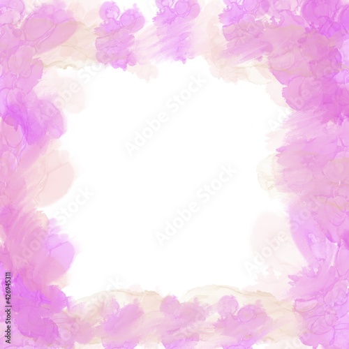 Alcohol ink abstract background, square format. Suitable for social media posting and for posters © MuhammadFadhli