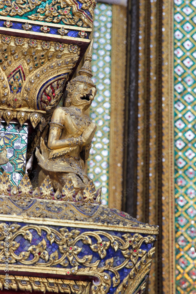 detail of thai temple
