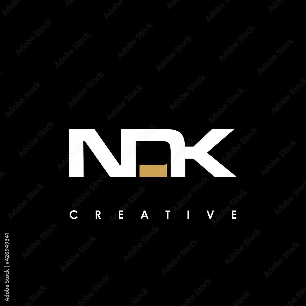 NDK Letter Initial Logo Design Template Vector Illustration NDK Letter Initial Logo Design Template Vector Illustration
