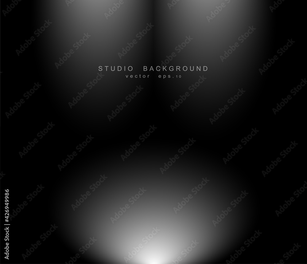 Empty white grey gradient studio room background. backdrop light interior with copyspace for your creative project, Vector illustration EPS 10 Empty white grey gradient studio room background. backdrop light interior with copyspace for your creative project, Vector illustration EPS 10