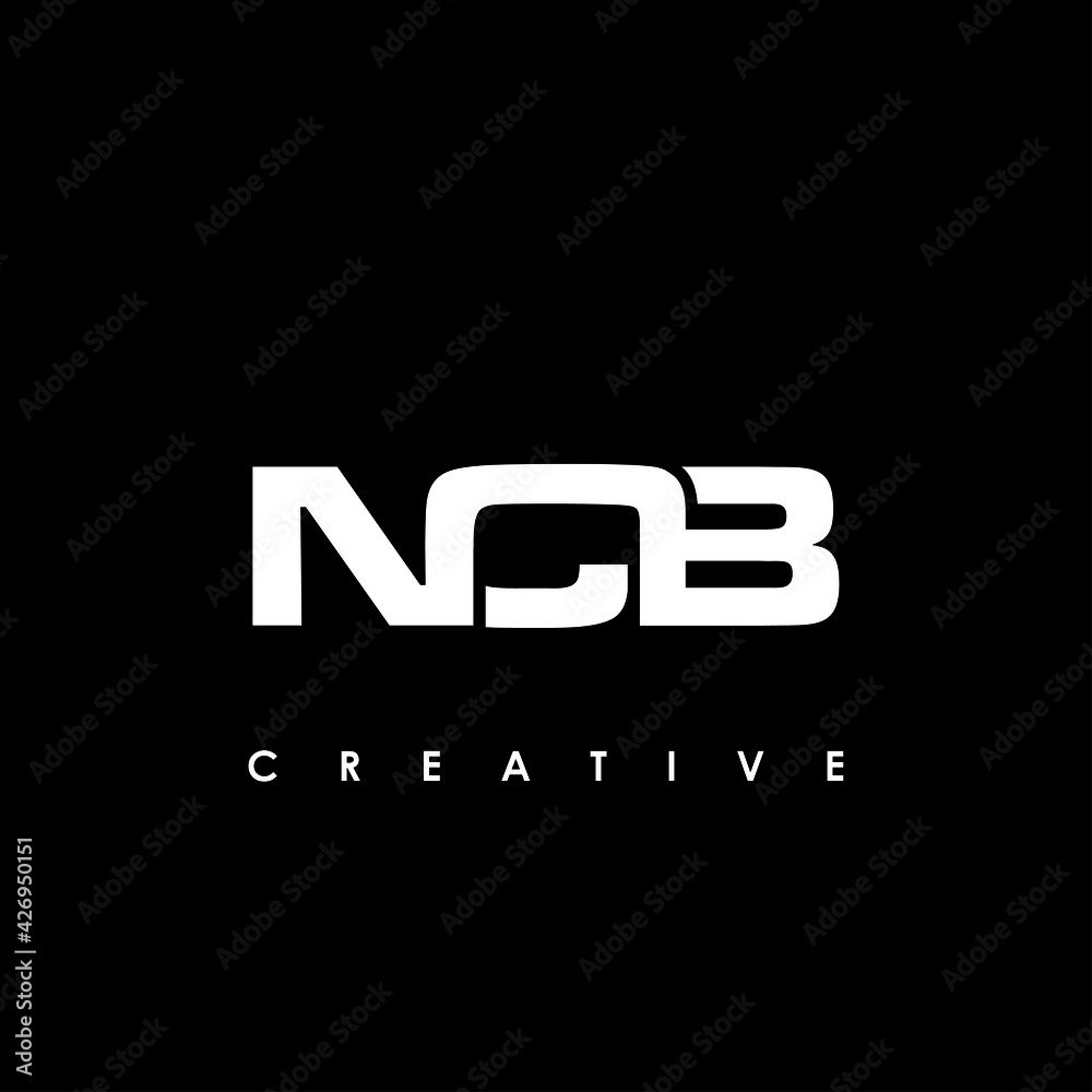 NCB Letter Initial Logo Design Template Vector Illustration NCB Letter Initial Logo Design Template Vector Illustration