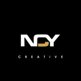 NCY Letter Initial Logo Design Template Vector Illustration
