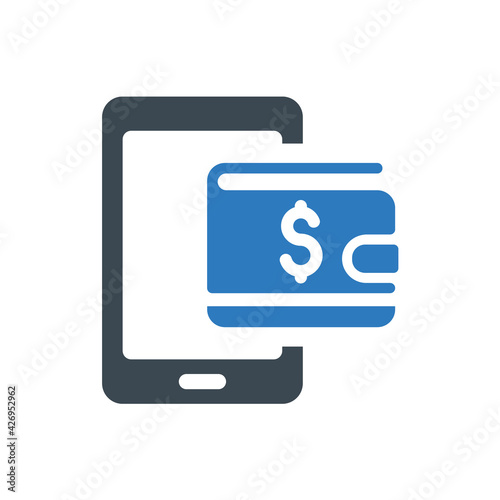 Mobile wallet icon