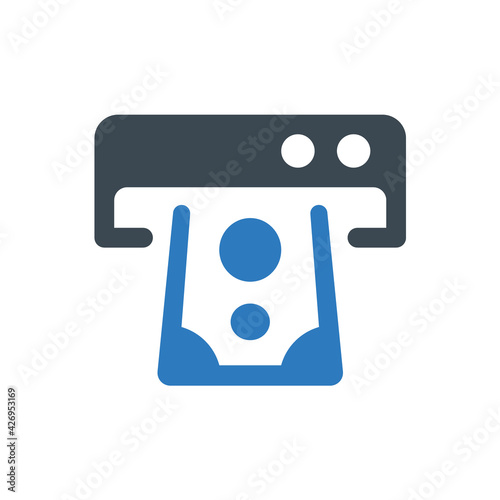 ATM cash out icon