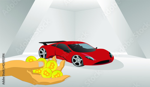 In the future, Our world can use Bitcoin to pay for supercar