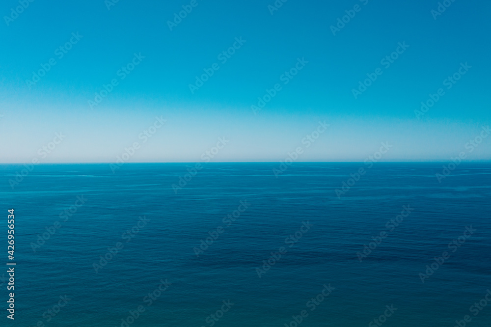 custom made wallpaper toronto digitalSummer sunny day, blue sky, white clouds and water sea background. Blue Sky Background.