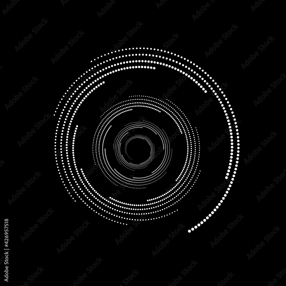 Halftone dots in circle form. round logo . vector dotted frame . design element Halftone dots in circle form. round logo . vector dotted frame . design element