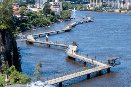 New Farm River Walk on the Brisbane River

