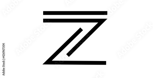 diamond font letter z