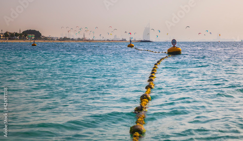 One of the beaches in Dubai