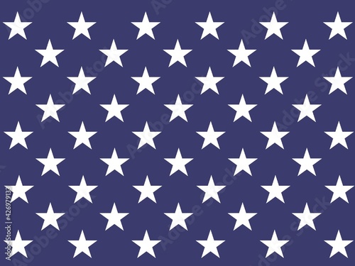 The vintage 50 stars pattern of the USA national flag, which represent the 50 states of the United States of America