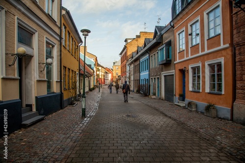 Malm   Sweden street view in Sk  ne  Sweden
