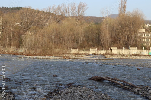 river in winter