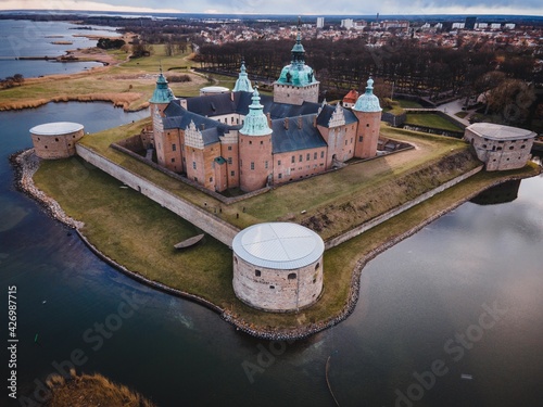 Kalmar Castle (Slott) as seen in Småland, Sweden photo