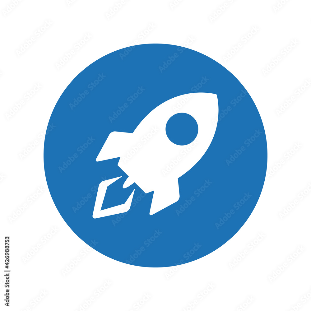 Spaceship icon vector graphic illustration Spaceship icon vector graphic illustration