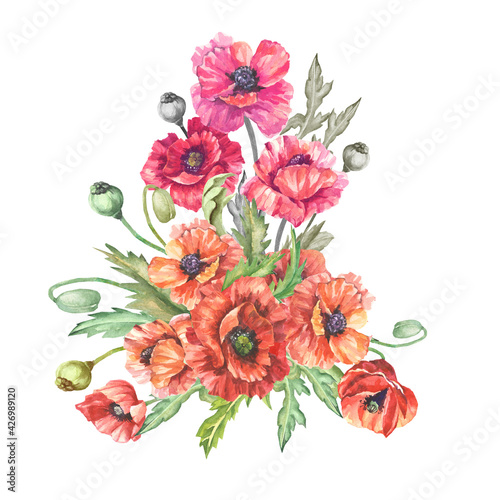 bouquet of flowers isolated