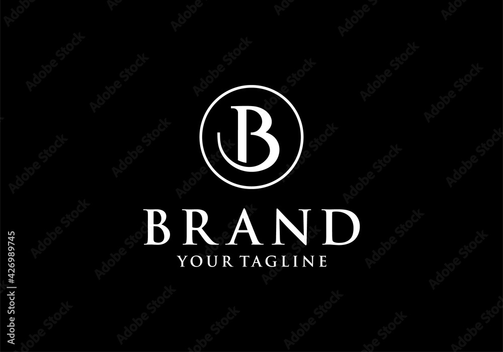 Luxury monogram B or initial for B logo design inspiration template Luxury monogram B or initial for B logo design inspiration template