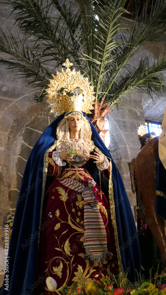 Good Friday inside Alora Parish Church