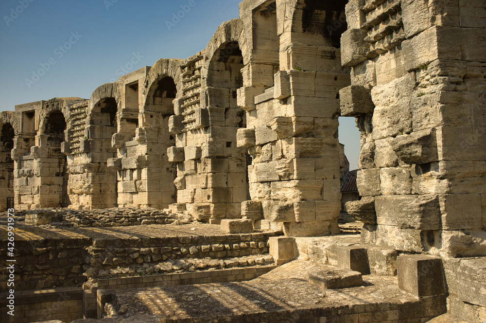 Arena of Arles, Arles, Provence, France...