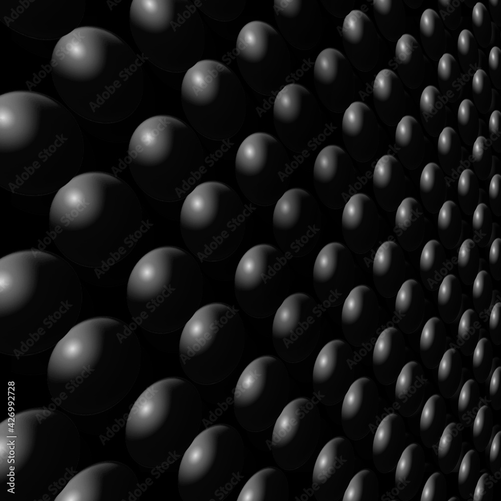 black spheres background black spheres background