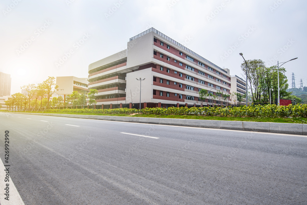 New school in Nansha District, Guangzhou, Guangdong, China