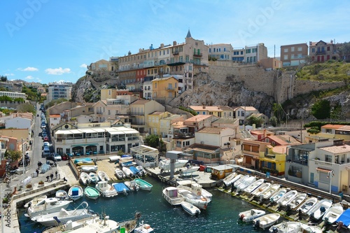 Fototapeta Naklejka Na Ścianę i Meble -  Old Port of Marseille, South of France 