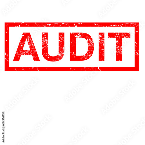 rubber stamp made of Audit