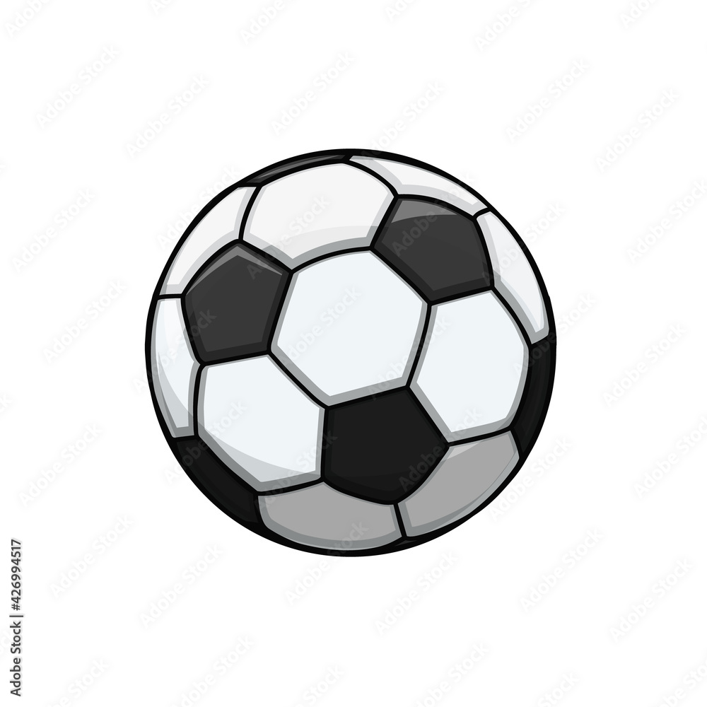 vector soccer ball for sport