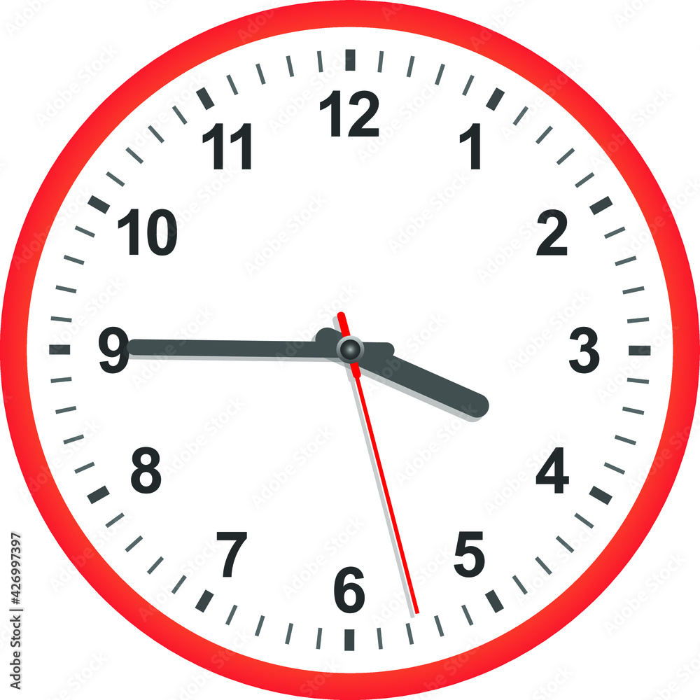 wall clock isolated on white wall clock isolated on white