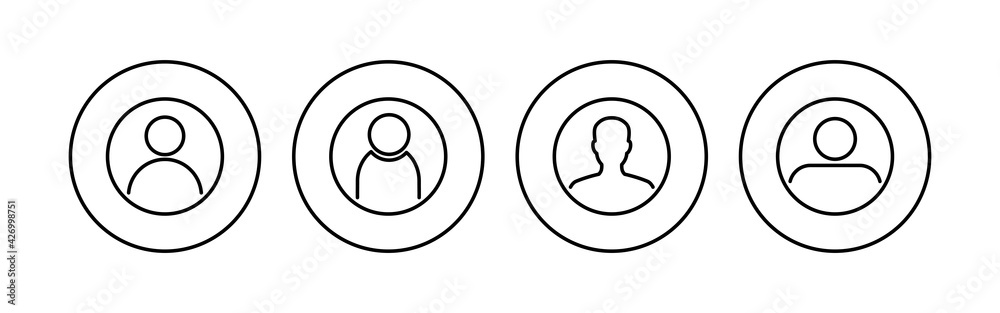 People icon set. person icon vector. User Icon vector People icon set. person icon vector. User Icon vector