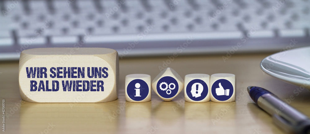 Auf Dass Wir Uns Bald Wiedersehen Wir sehen uns bald wieder Stock Photo | Adobe Stock